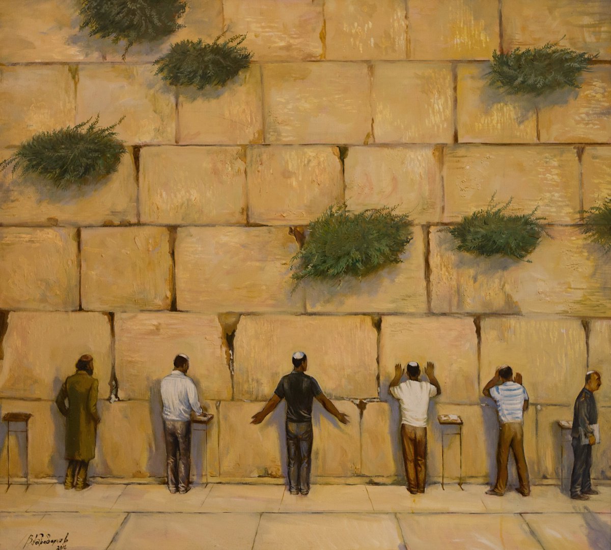 Western Wall. Jerusalem by Viktar Barabantsau