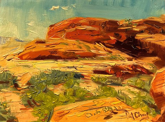 Plein Air Painting _ Red Rock NV