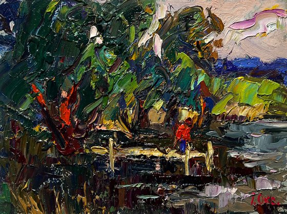 Willows by the river