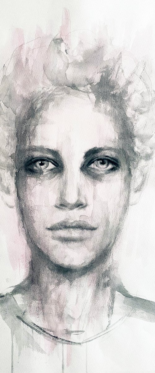 Maori boy by Fiona Maclean