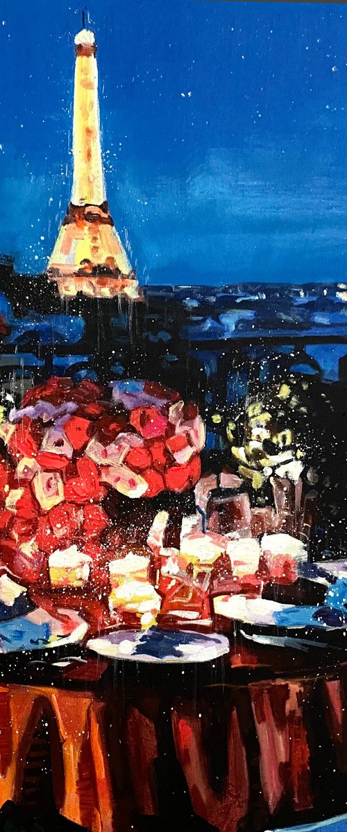 Eiffel's Glow by Paul Cheng