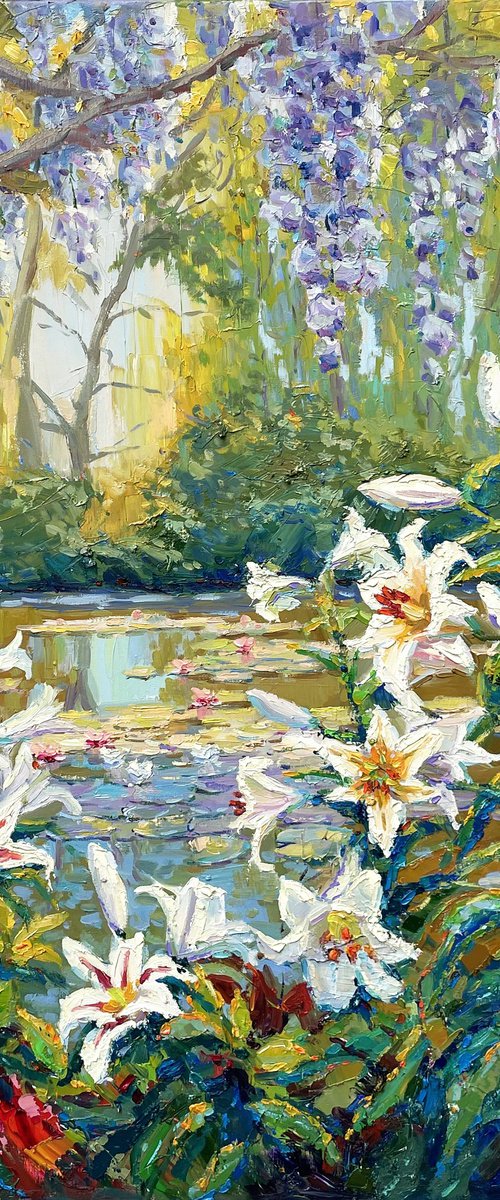 "White Lilies" by Evgeny Chernyakovsky