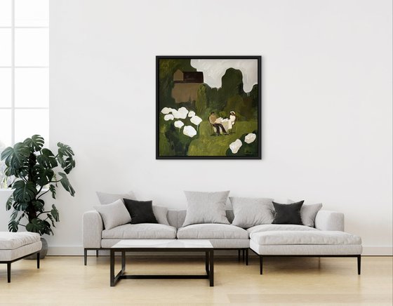 «Time of White Hydrangeas»