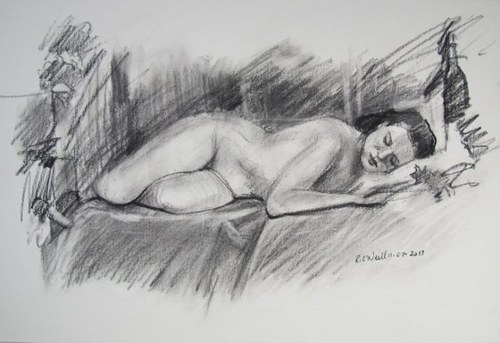 reclining female nude