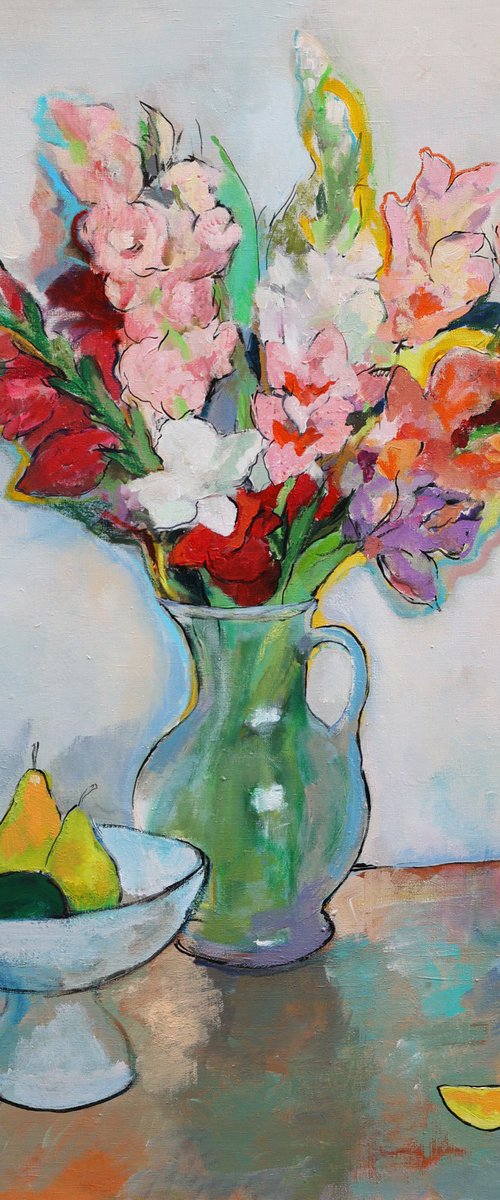 Gladioluses by Artem Andreichuk