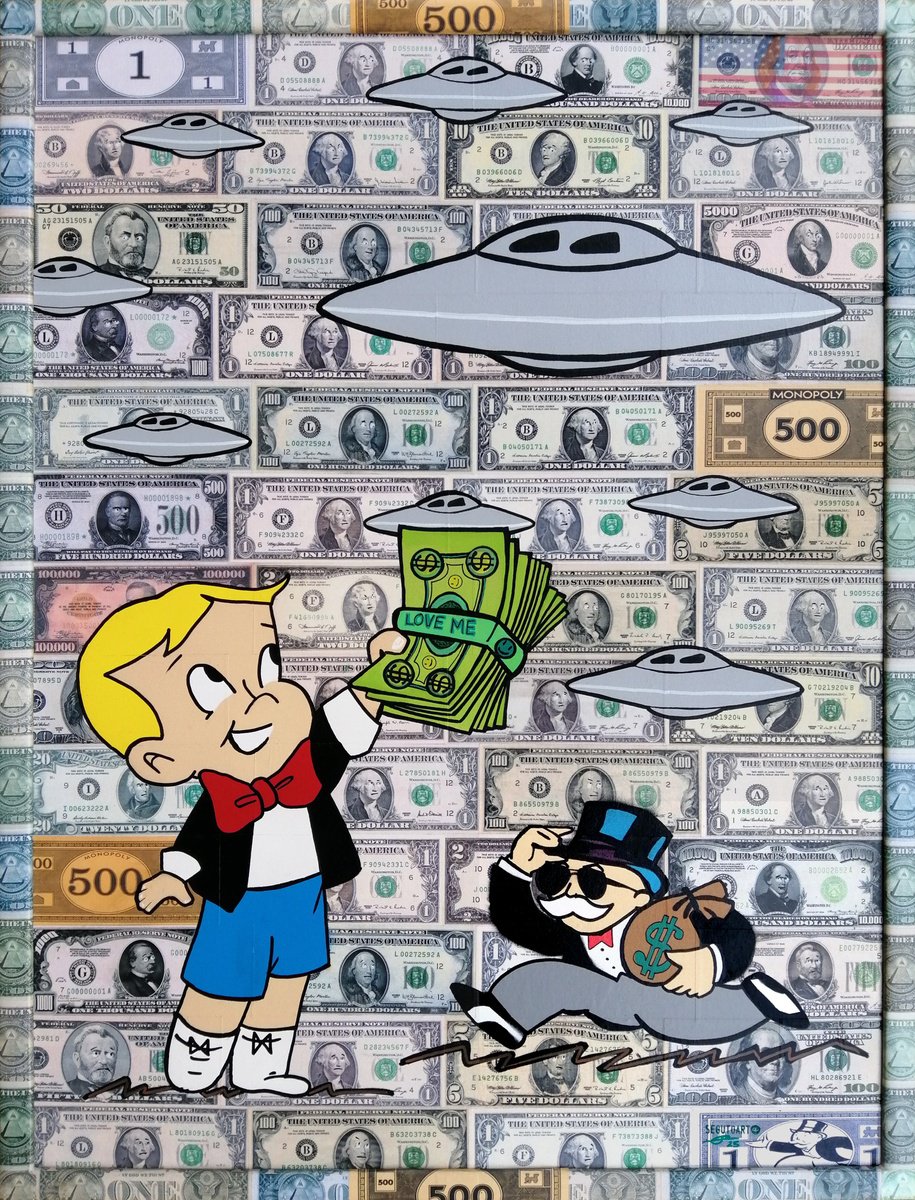 Urban And Pop Still Life Painting By Segutoart, 25 X 33", Welcome..., Original Artwork