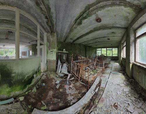 #79. Pripyat Kindergarten Green Room 1 - XL size by Stanislav Vederskyi