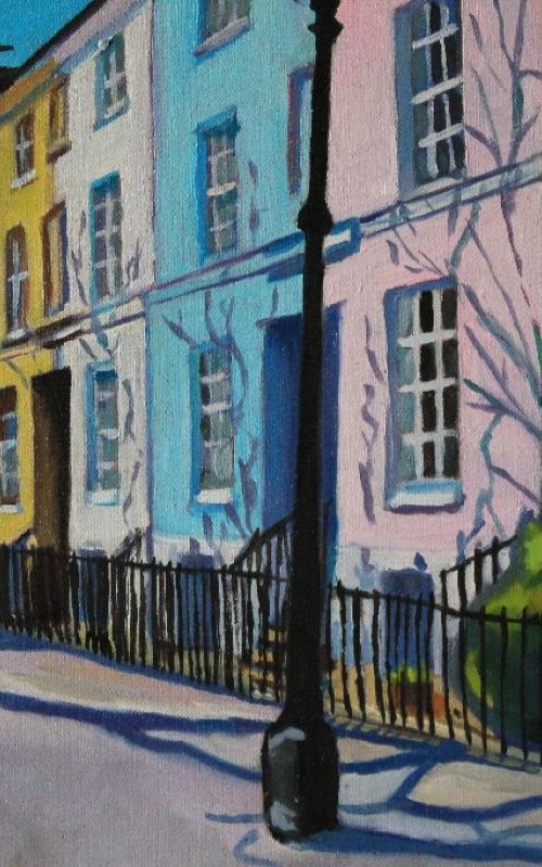 Painted Georgian Terrace by Emma Cownie