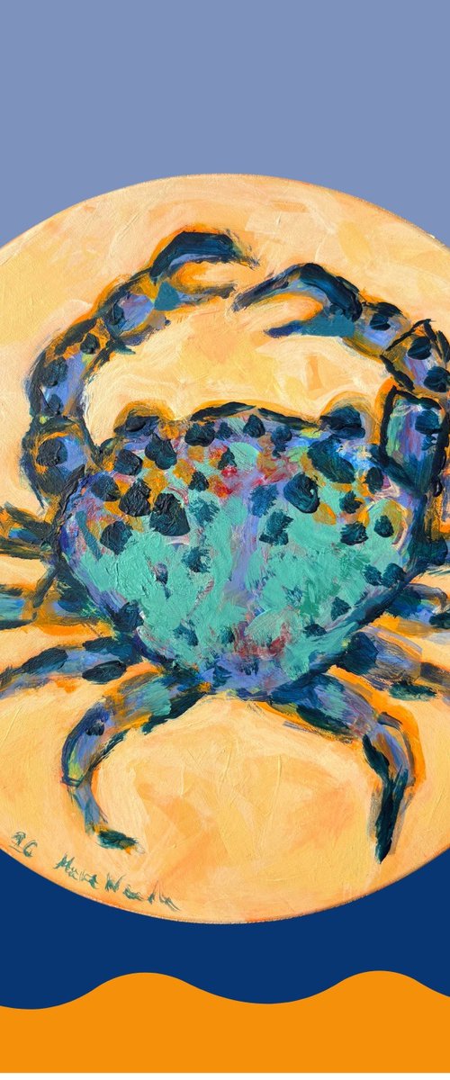 Blue crab by Mara Wanda