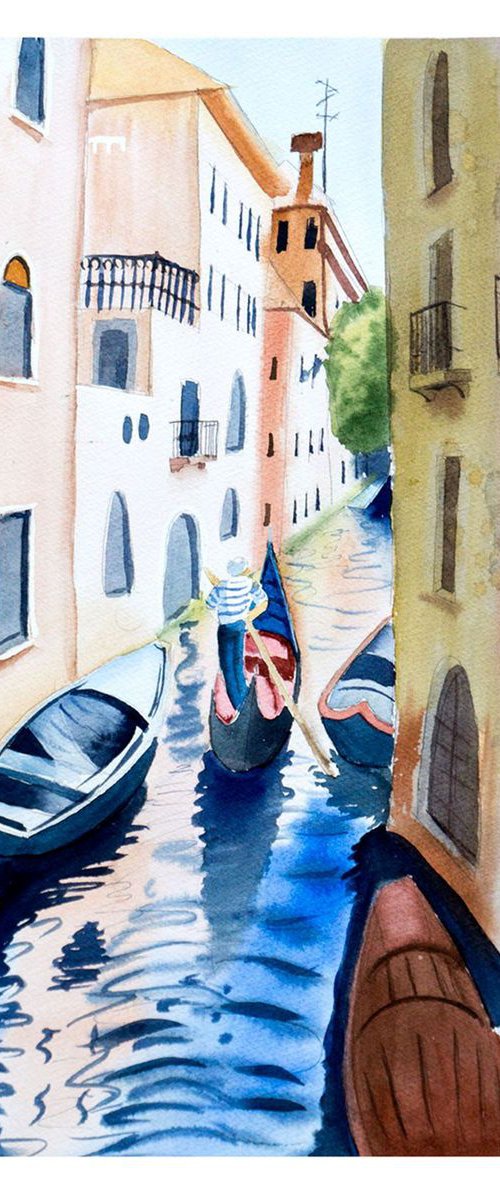 Canal Venice by Olga Tchefranov (Shefranov)