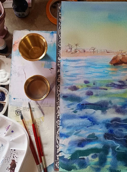 Rocky coast by Marina Del Pozo