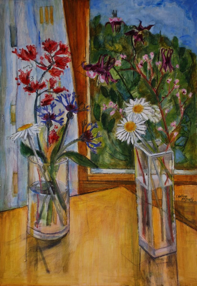 Studio flowers by Christine Callum McInally