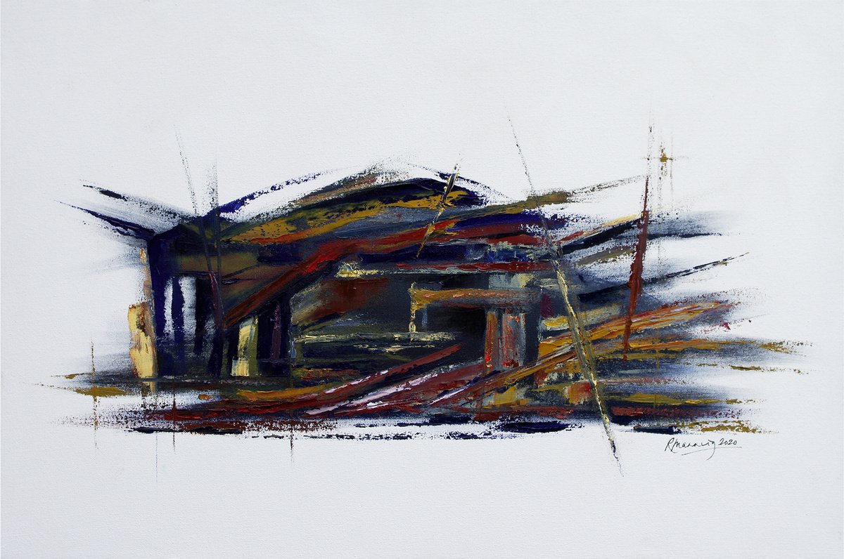 Abstract-1 By Richard Manning, 36 X 24, Artwork For Sale On Artfinder