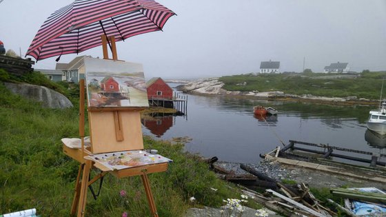 Fisherman's house (plein air)