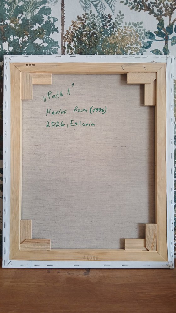 Meditative greenery scene