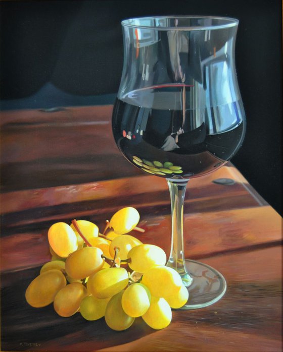 Still life with grapes