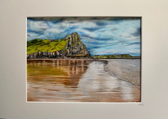 Stormy skies over Tor Bay (Gower)