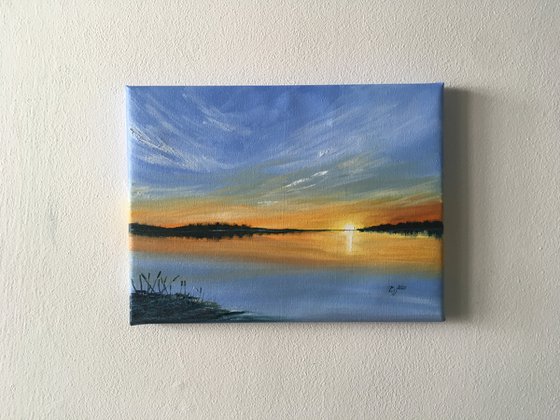 Sunset by the Lake