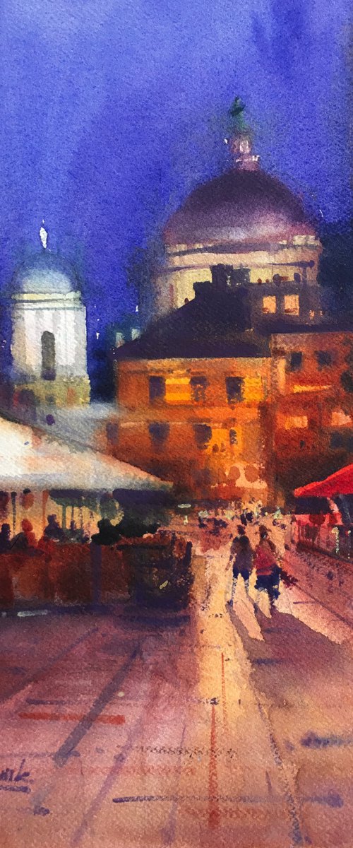 Night romance. The city of Lviv by Andrii Kovalyk
