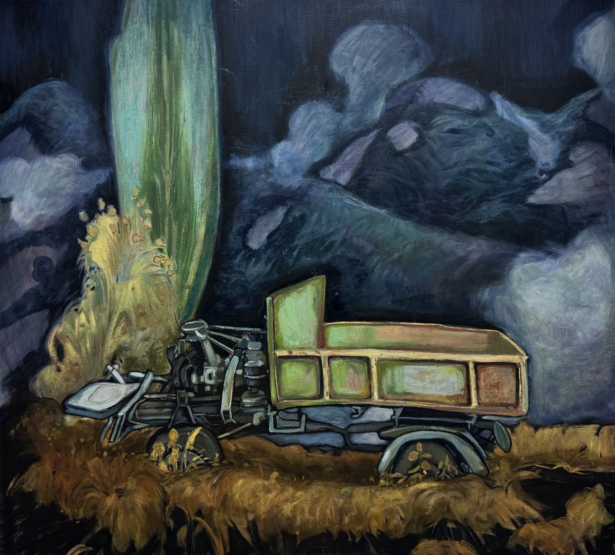 - Abandoned Car - ? By Raffi Ghazaryan, 39 X 35, Artwork For Sale On Artfinder