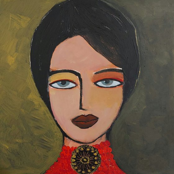 Girl with Zeelandic Necklace