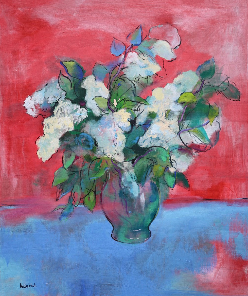  White Lilac By Artem Andreichuk, 31 X 37, Artwork For Sale On Artfinder
