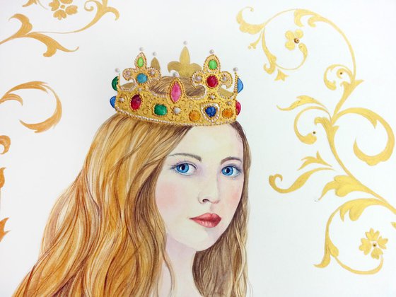 Too Young to be Queen - Medieval Princess - Crown