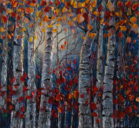 Birch, Aspen  and Maple Trees