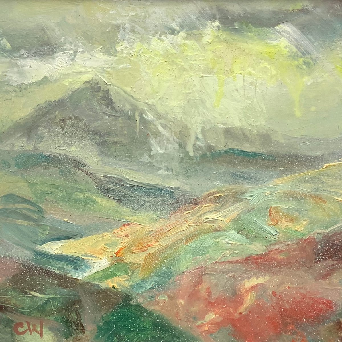 Looking towards Blair Atholl (from Ben y Vrackie) by Claire Williamson
