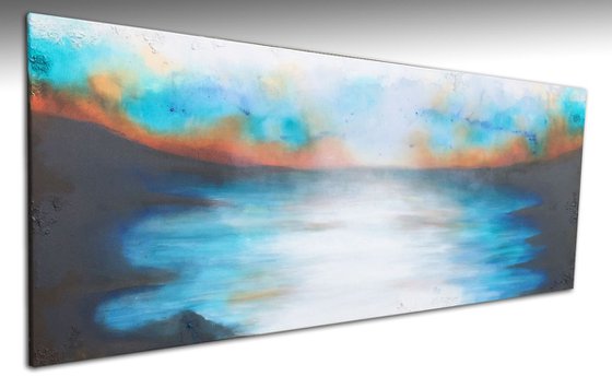 sunrise seascaping (150 x 60 cm )