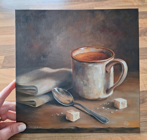 Rustic Tea Still Life Quiet Moment with Tea