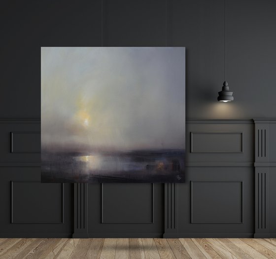 " Misty Sunrise "....Special Price W 80 x H 75 cm