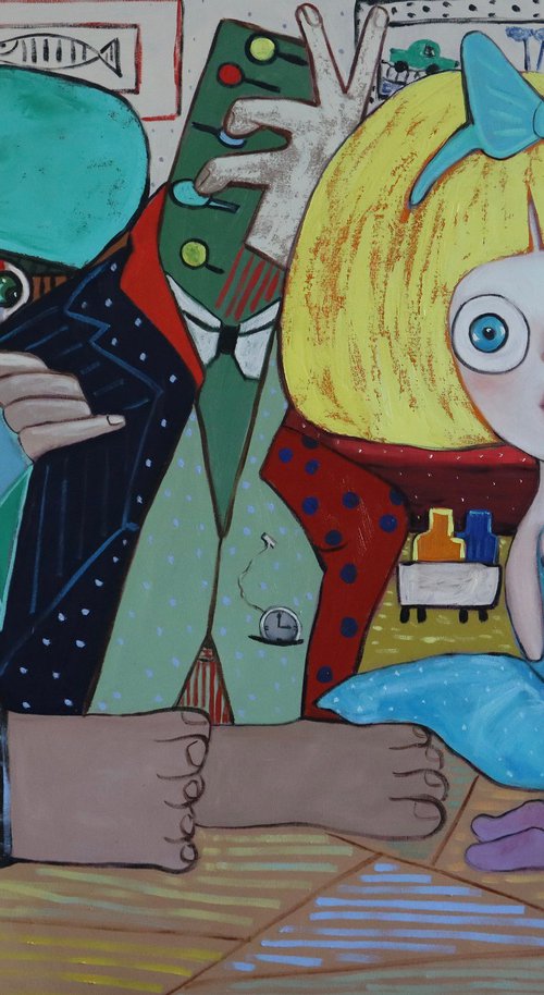 Girl playing the piano by Ta Byrne