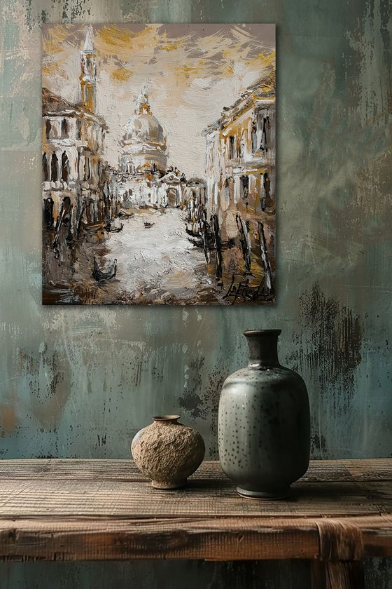 Golden Light Over Venice