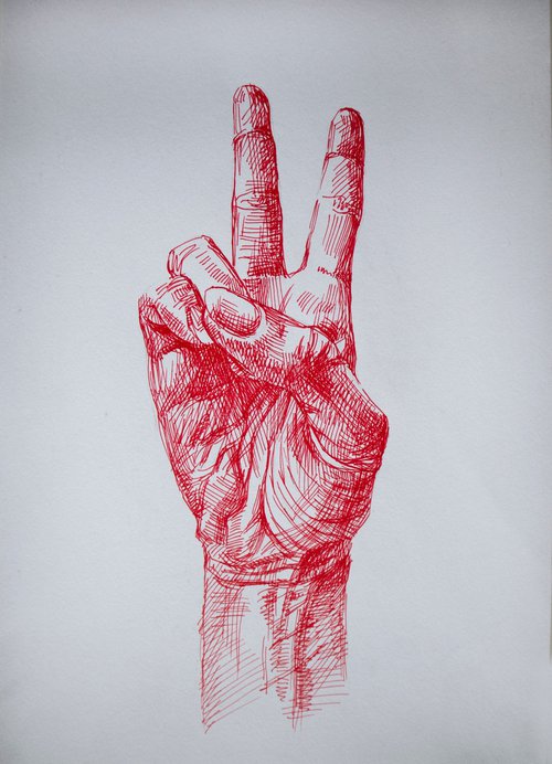 Hand drawing by Kateryna Bortsova