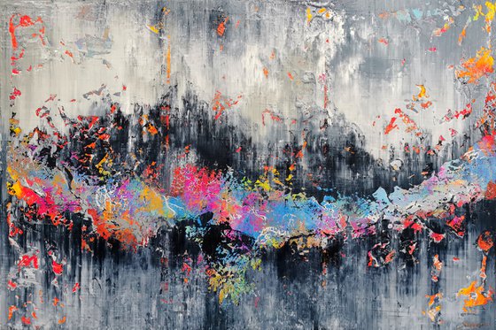 150x100cm. / abstract painting / Abstract 1224