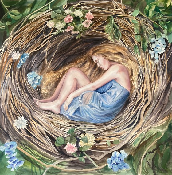 Safe in the Wild (120x120 cm)