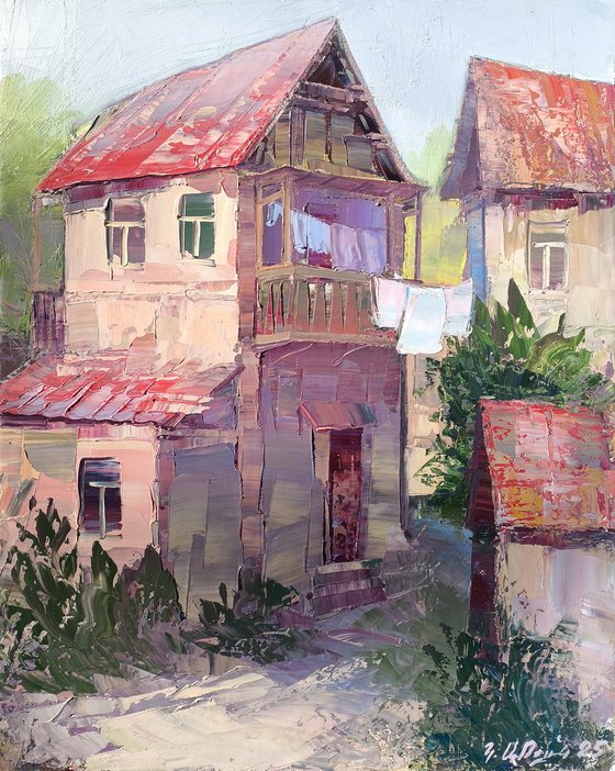 Sunlit Village Charm