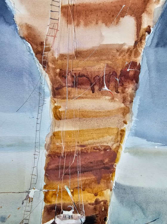 Cliffside Village Rescue, Dreamlike Art