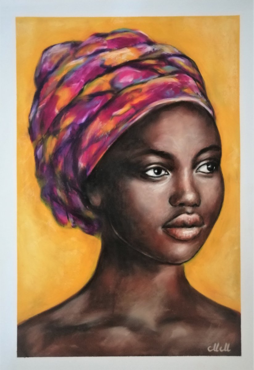 African Woman by Mateja Marinko