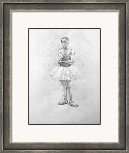 Ballerina Sketch 5 by Asha Shenoy