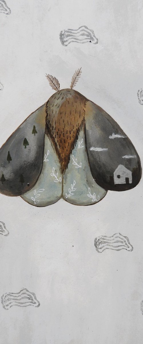 The freaky moth by Silvia Beneforti
