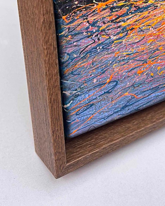 When Stillness Becomes Love - framed