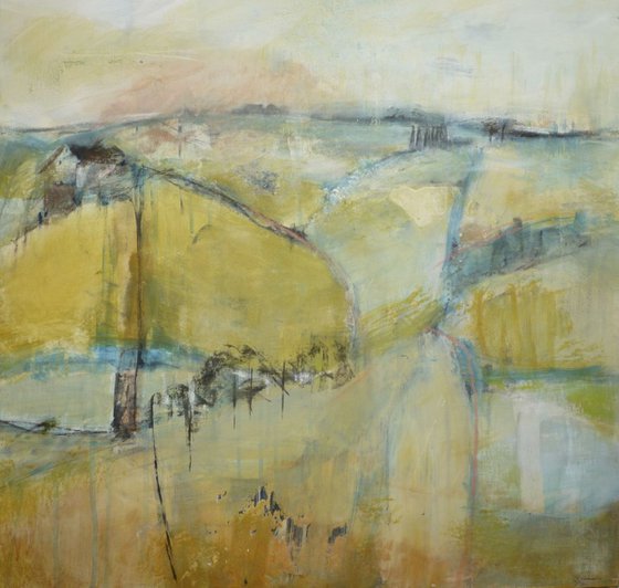 Walking in a french spring (contemporary landscape)