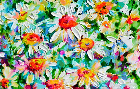 Starry Stillness- White Daisies Mums