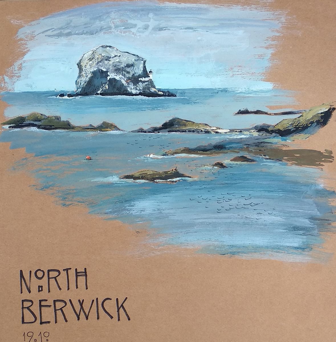 THE BASS ROCK, North Berwick. by Maiia Vysotska
