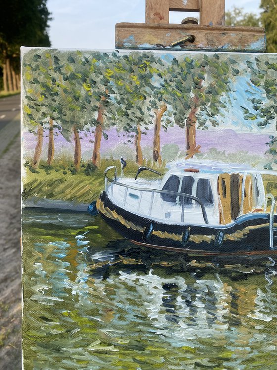 Dutch canal boat