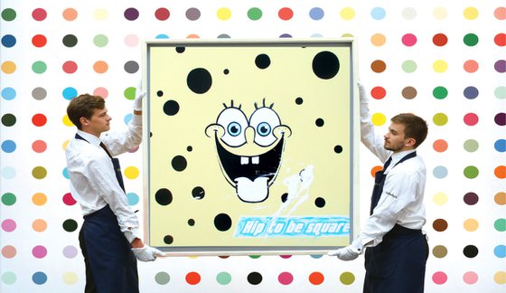 Spongebob - Hip to Be Square (Yellow Pop Art)