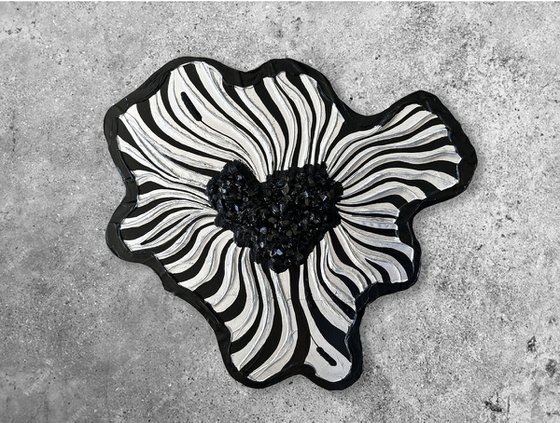 Silver fantasy flower 3