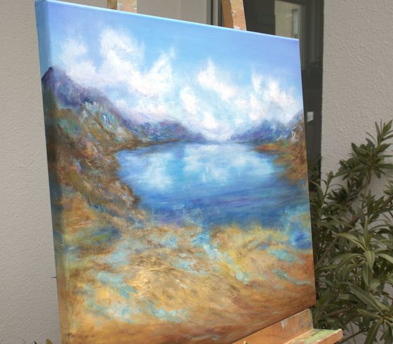Gold seascape